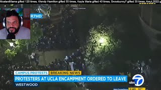 Live: COPS RAID ULCA Protesters #california #losangeles