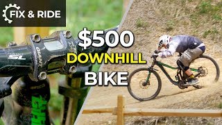 Used Downhill Bike gets Fixed, Ridden, and Named