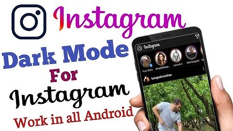 How to enable "Dark Mode/Black Theme" in Instagram on Android without Android 10 Update| in Hindi|