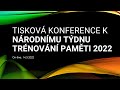 Tisková konference k Národnímu týdnu trénování paměti 2022