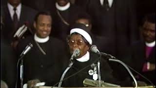 100-year-old Mary Jane Hopkins Dances and Testify during the COGIC Holy Convocation in 1987