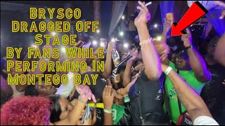 Brysco Dragged Off Stage By Fans While Performing In Montego Bay