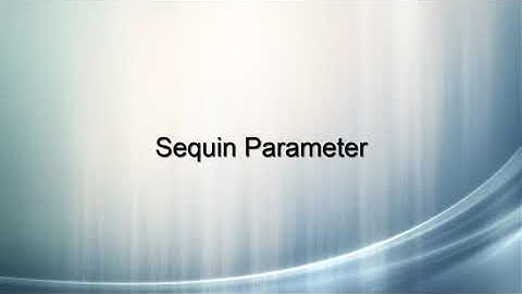 How To Use Sequin Parameter In Stitchmax. (0164)