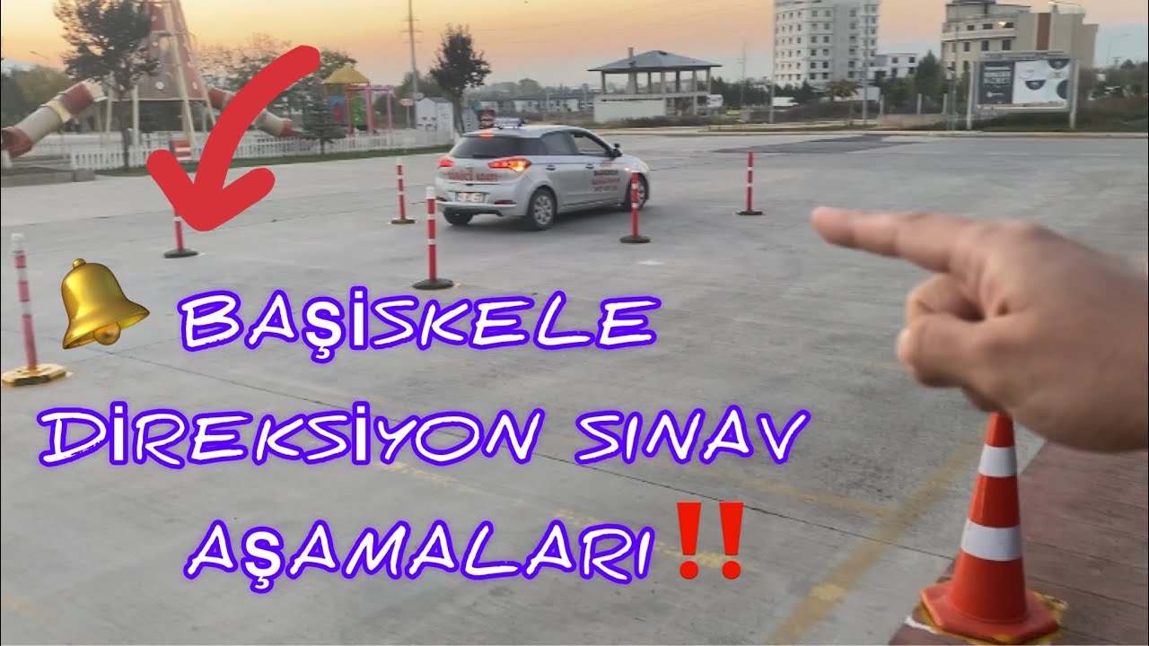 BAŞİSKELE DİREKSİYON SINAVI PARKUR AŞAMALARI TÜM DETAYLAR #direksiyonsınavı  #direksiyondersi
