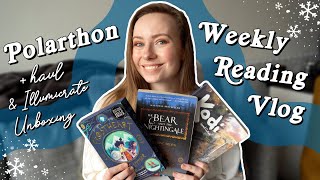 Polarthon, a Mini Haul & January Illumicrate Unboxing | Weekly Reading Vlog (1st-7th Feb)