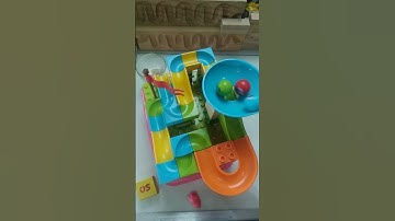 Water Marble Run ASMR | Building Blocks| Relaxing Marble Race Ep 222 #asmr #satisfying #marblerun