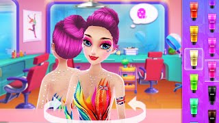 Gymnastics Star Girl game - Cool Spa Makeup, Dress Up, Color Hairstyles - Design Game for girls screenshot 1