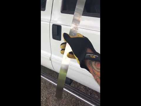 Unlocking a 1998-2007 f250 f350 with a Slim Jim