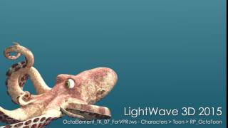 LightWave 3D: Octa Element scene rendered