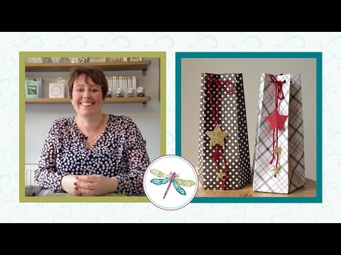 Make a Star Box using the Stampin' Up Gift bag Punch Board - YouTube