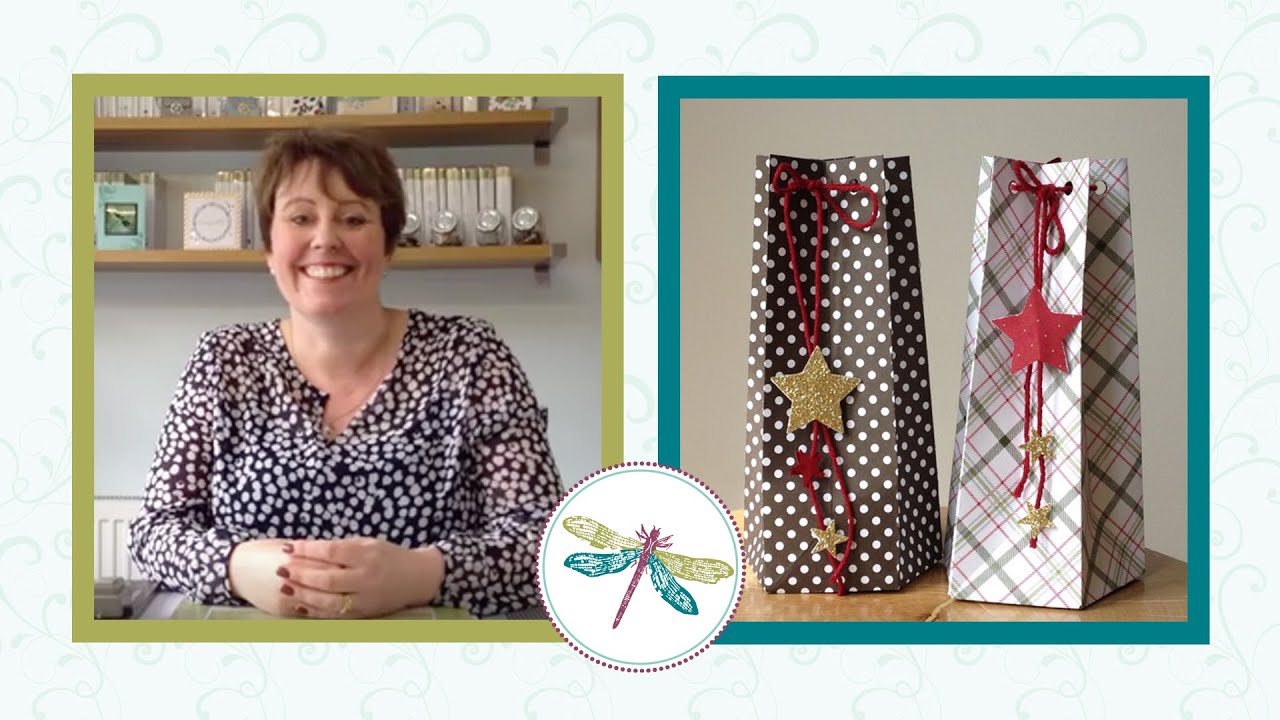 Make a Star Box using the Stampin' Up Gift bag Punch Board