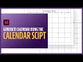 How To Generate Calendar in InDesign Using the Calendar Script/Wizard (Very Easy)