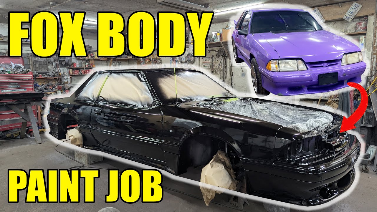DARKEST BLACK - BUDGET Paint Job - Fox Body