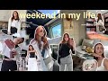 Spend a weekend with me working out traders haul makeup routine new hair dinners  chats
