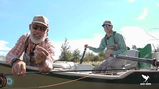 Pescar con Terrestres Spring Creek Tecka Lodge Chubut Patagonia Argentina Aguas Arriba T:15 E:12