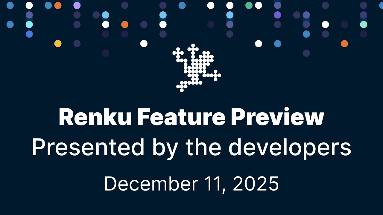 Renku Feature Preview - Data repository integrations, better collaboration, support for ARM and more