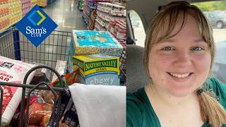 First SAM'S CLUB haul! I Just Got My Membership | Bulk Grocery Shopping + Prices
