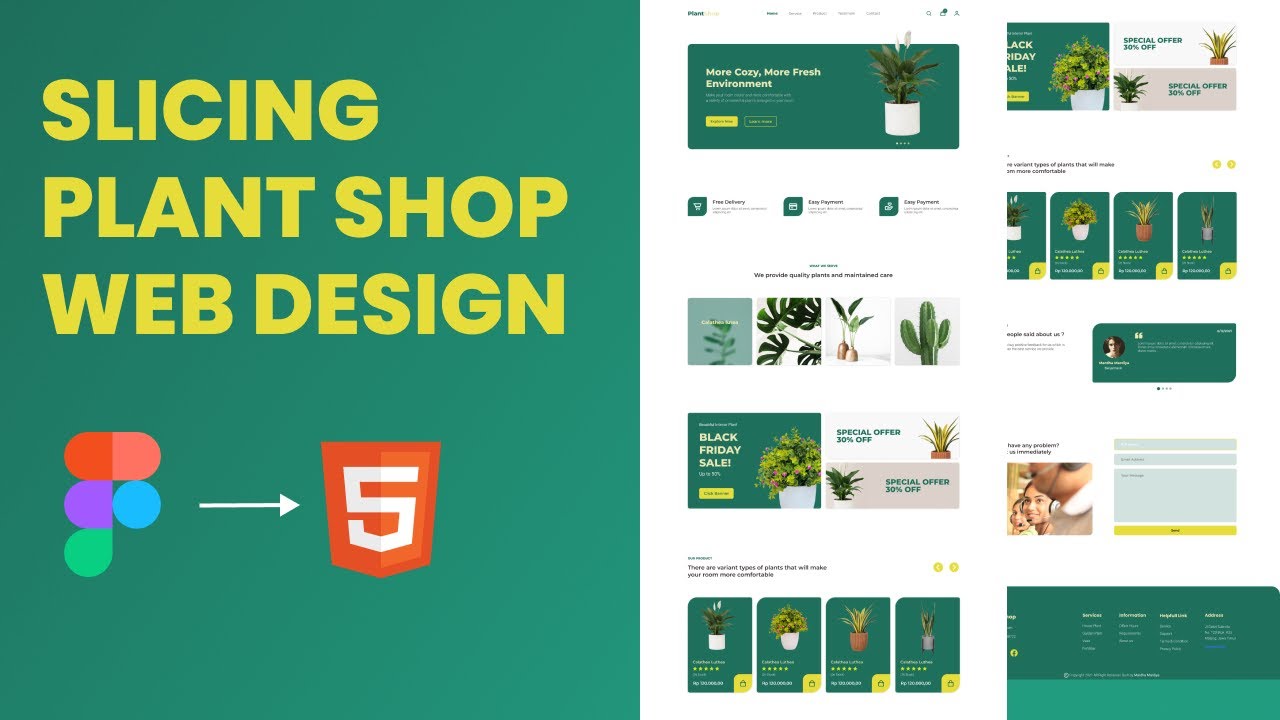 Membuat Website E-Commerce Tanaman Menggunakan HTML, CSS dan Javascript ...