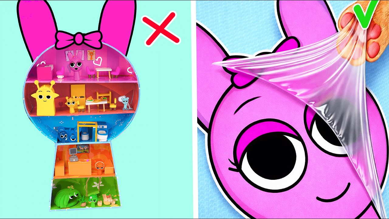 💖Paper DIY💖 Making Cardboard Incredibox SPRUNKI BLIND BOX Unboxing