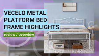 VECELO Metal Platform Bed Frame Review: Sturdy, Stylish, and Easy to Assemble! VECELO Metal Platform Bed Frame Review: Sturdy, Stylish, and Easy to Assemble!