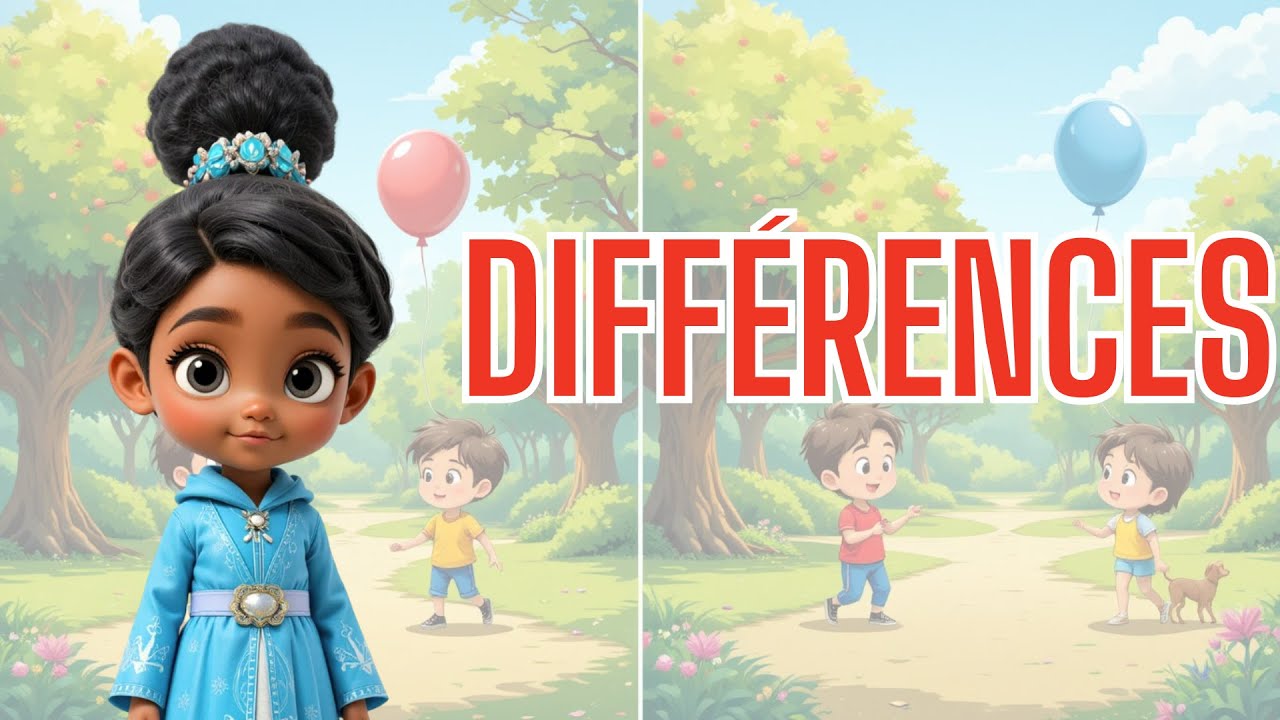Jeu des différences pour enfants | Défis visuels pour petits curieux !