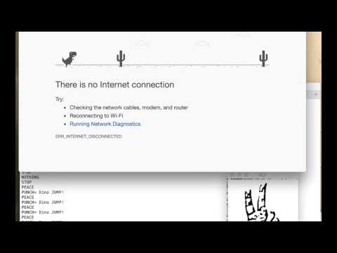 Lets play Dino with gestures only
