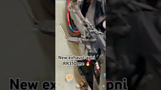 New exhaust apni Rr310 me 🔥😍