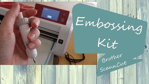 Embossing Kit - Brother ScannCut - Lijn Embossen