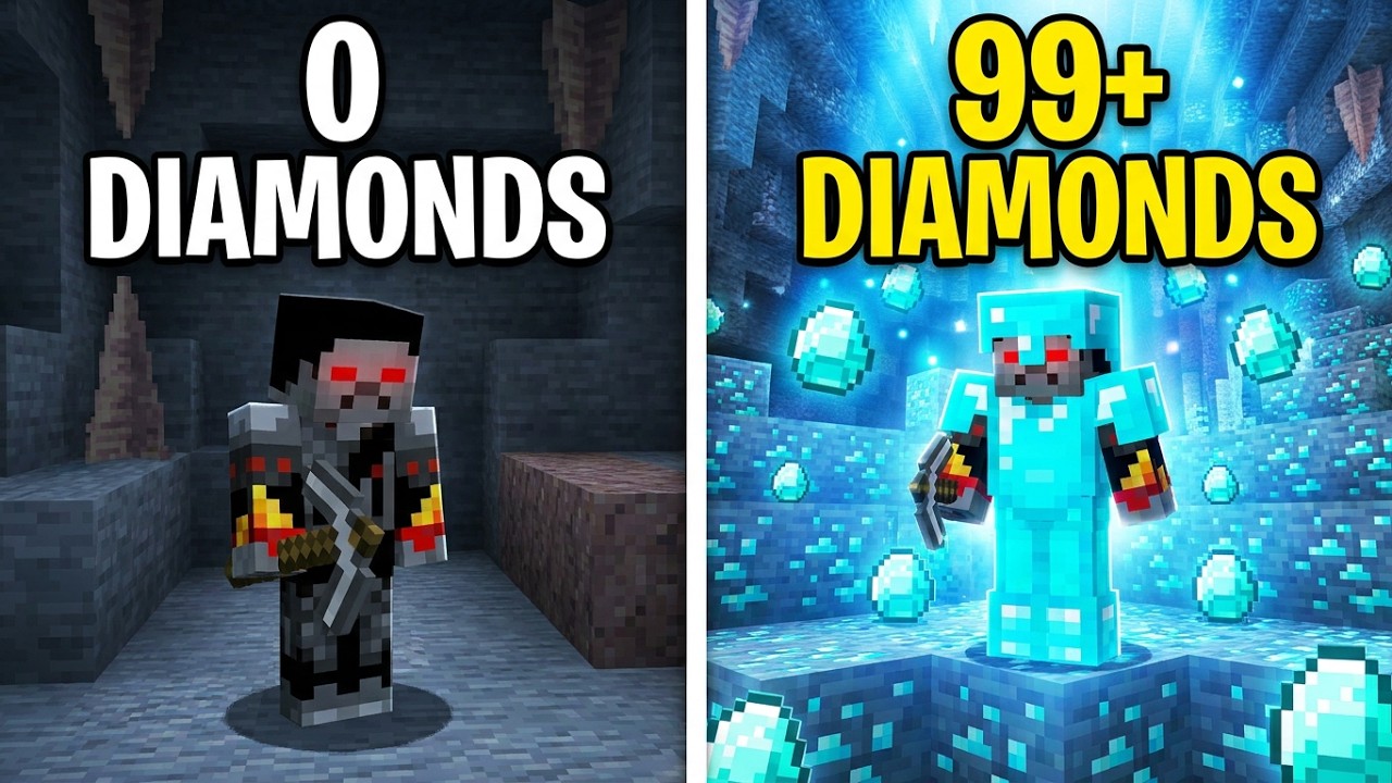 Went Mining and Found SO Many Diamonds! | Minecraft Survival series #2 ...