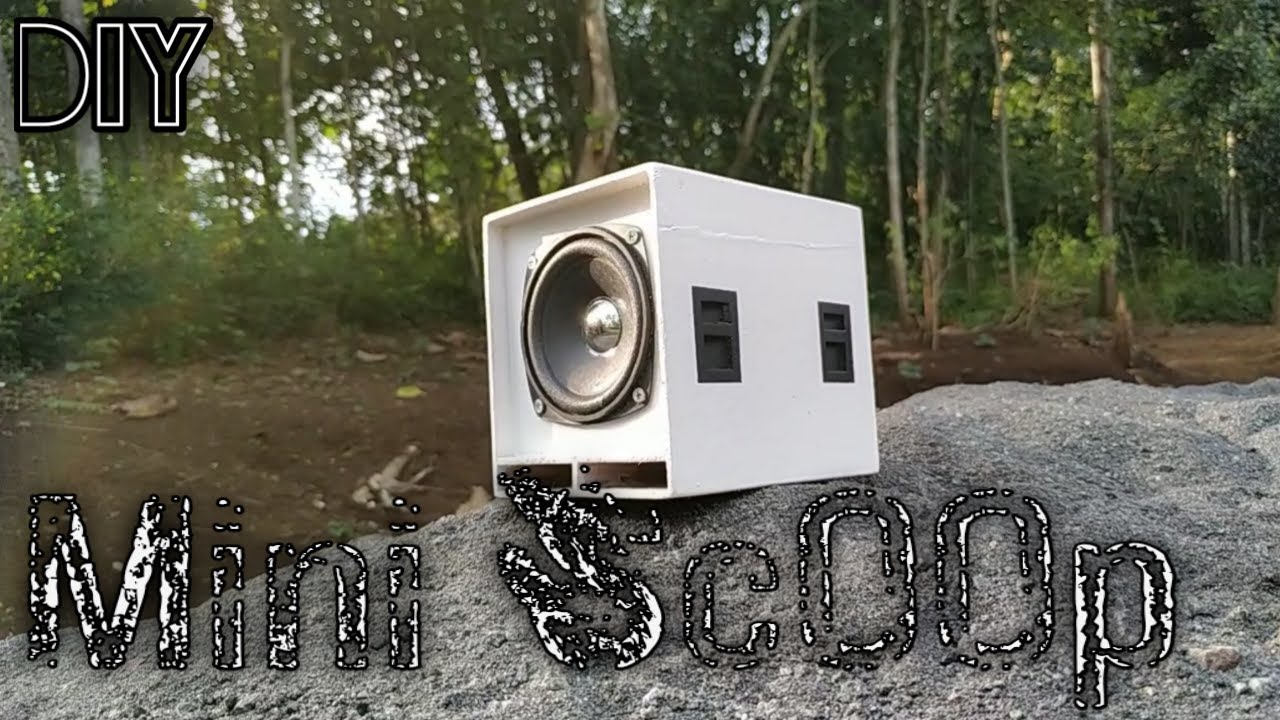 "DIY" MEMBUAT MINIATUR BOX SOUND SYSTEM 3 INCHI YouTube