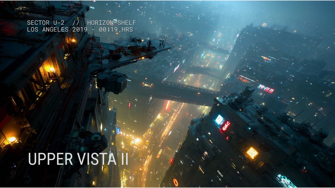 Sleep-Safe Rain Ambience | Upper Vista II • 8 Hours