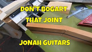 HOW I DO A SCARF JOINT, JONAH GUITARS