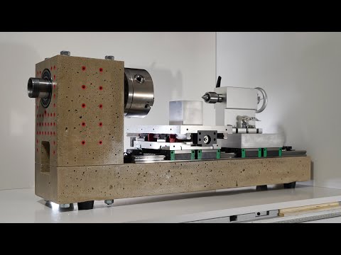 3D printed concrete lathe, part 2