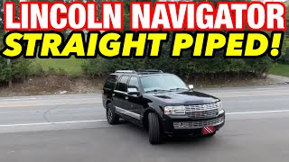 2008 Lincoln Navigator 5.4L V8 EXHAUST w/ STRAIGHT PIPES!