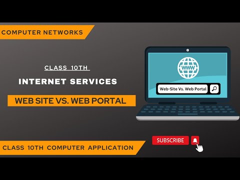 Web Site Vs. Web Portal Class 10 Chapter 1 | Class 10 Computer Application |  #officialpwk || PWK