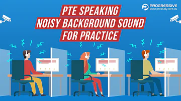 PTE Speaking Noisy Background Sound - PTE Test Room Environment Simulation