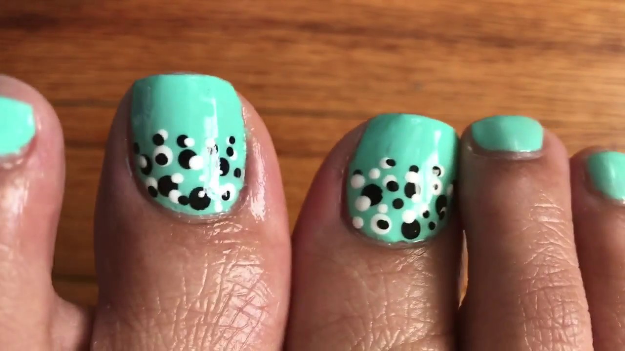 Love my Pedicure nail design. Stripes, polka dots, hearts, black | Summer toe  nails, Pedicure nail designs, Toe nail designs