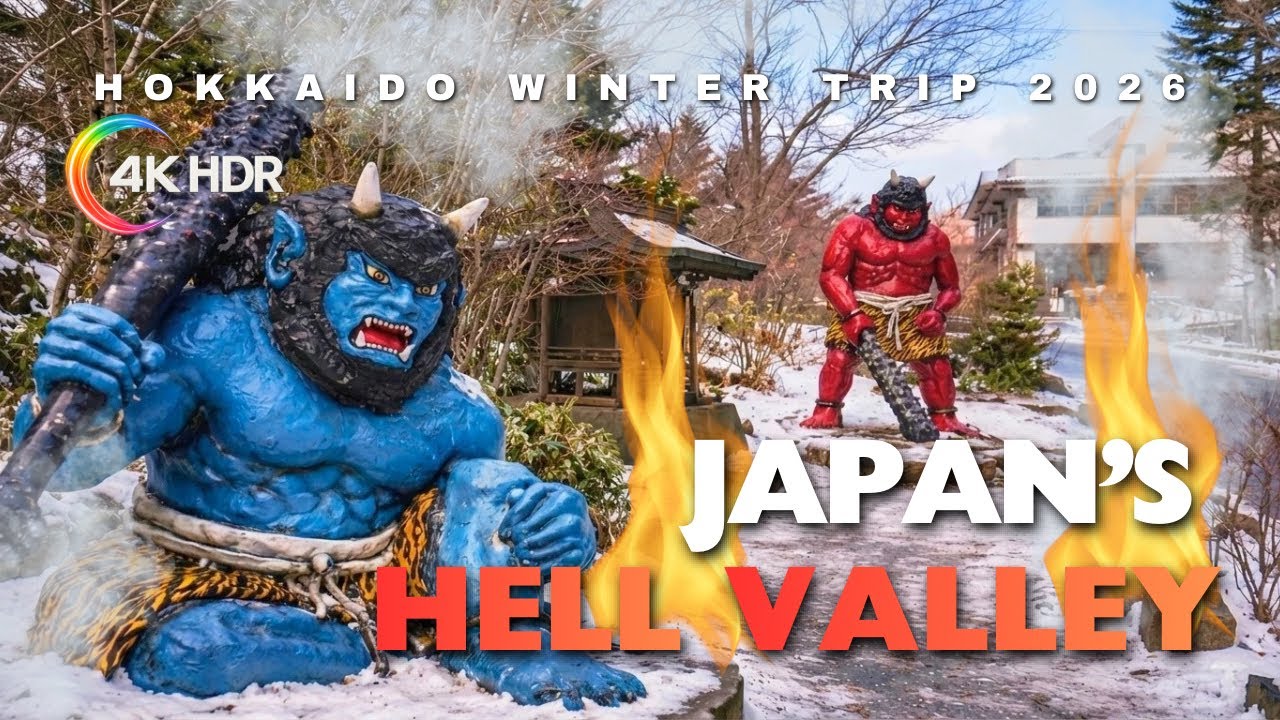 [ 北海道旅行 ] Lake Toya & Hell Valley | Winter Trip in Hokkaido! 