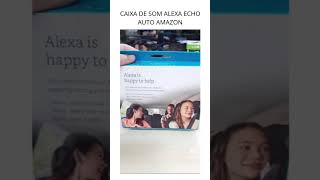 Caixa de Som Preta Original Amazon Alexa Echo Auto