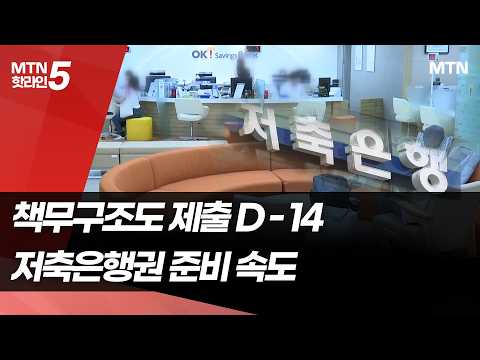 책무구조도 시행 코앞…저축은행 막바지 준비 / 머니투데이방송 (뉴스)