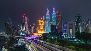 Malaysia Kuala Lumpur Skyline Timelapse by Josh Hawley Visuals 128 views 1 year ago 16 seconds