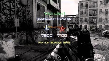 MW3 Epic Grenade throw for Game Winning Killcam