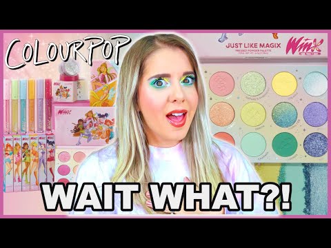 NEW! COLOURPOP X WINX CLUB COLLECTION || THIS WAS SURPRISING...