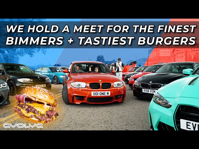 This is the Bimmers + Burgers meet at Evolve class=