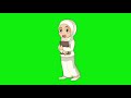 كروما فتاة تتحدث Green Screen Girl Talking Cartoon 