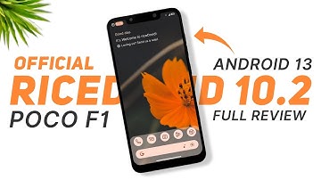 POCO F1 - RiceDroid 10.2 Paella - Official - Android 13 - Full Detailed Review