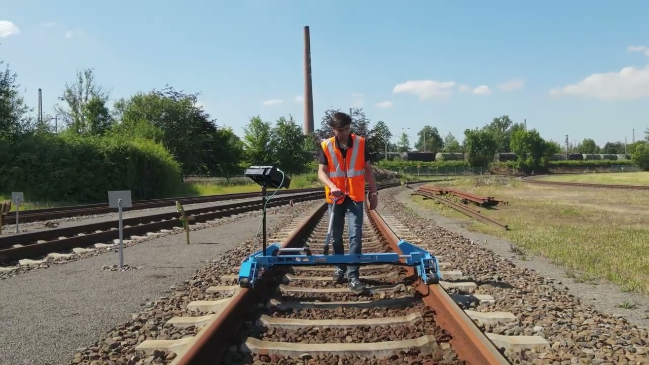 RM EasyRail Rail wear and profile measuring trolley