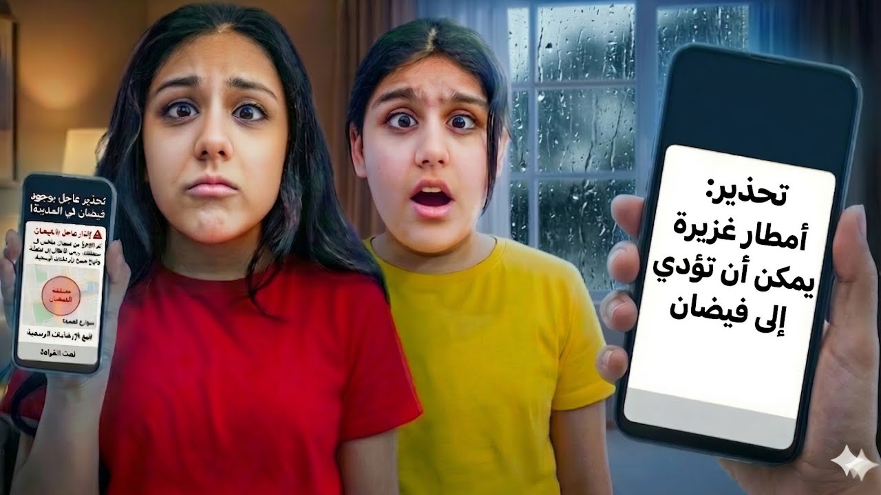 اجانا تحذير اكبر فيضان ع مدينتنا 😱 اشتغلت صفارات الانذار 🚨 هيلين وهيفي خافوا كتير شوصار بالنهاية ؟