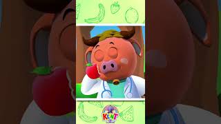 Basket of Fruits Part 2 #shortsfeed #fruits #nurseryrhymes #kidsongs #kenttheelephant