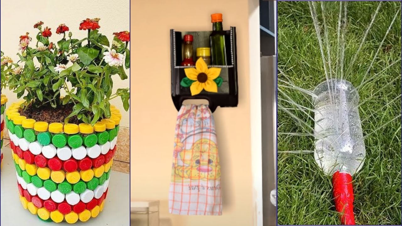 Ideias Fantásticas de DIY Reciclagem Criativa de Garrafas de Plástico ...